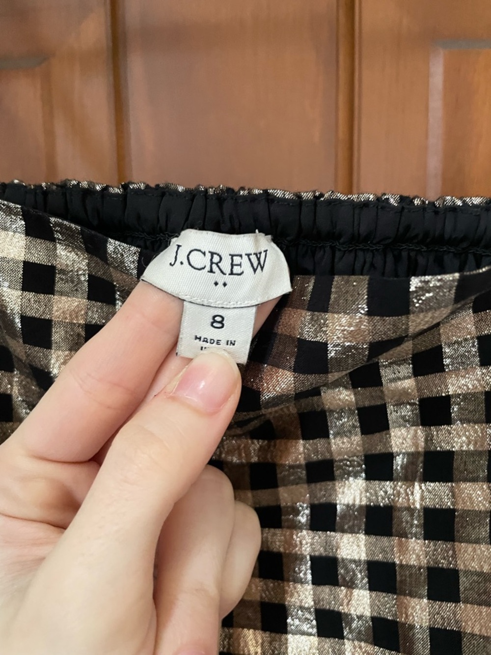Jcrew womens metallic dress - Picture 2 of 4